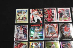 lot 62 image: Mike Trout Baseball Card Lot  20 Cards