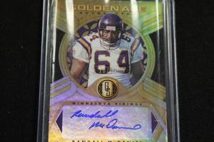 lot 67 image: 2021 Gold Standard Golden Age Autographs Randall McDaniel Autograph 1075  Only 75 Exist