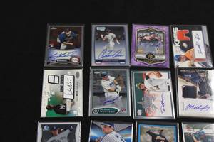 lot 81 image: Baseball Card Autograph Lot  20 Autograph Cards