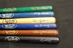 lot 10 image: Minnesota Twins Mini Bat Lot  Hrbek - Puckett - Smalley - Gladden - Gaetti - Brunansky  6 Bats