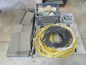 lot 56 image: Misc. Electrical Lot & Shingles
