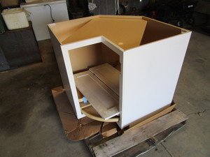lot 61 image: (New) Corner Cabinet