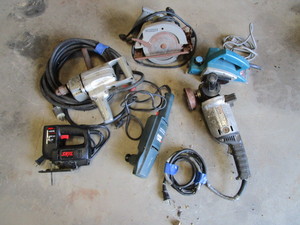 lot 46 image: Misc. Electric Tools