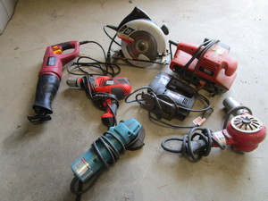 lot 47 image: Misc. Electric Tools