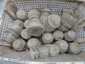 lot 73 image: Vintage Glass Insulators