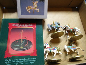 lot 50 image: Hallmark Carousel Horses