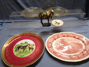 lot 110 image: Platters, Horse Plates