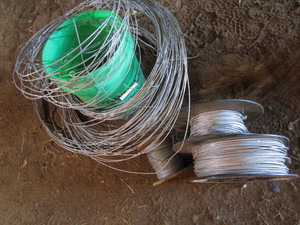 lot 161 image: Fencing Wire, Insulators