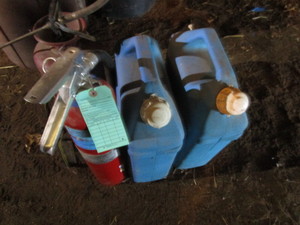 lot 183 image: Water Jugs, Fire Extinguisher