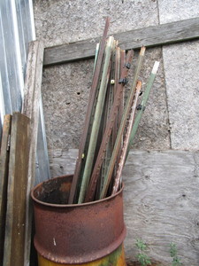 lot 155 image: Steel T Fence Posts