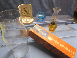 lot 214 image: Mini Lamp, Shades with Aladdin