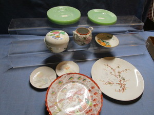 lot 223 image: Jadeite Saucers, China
