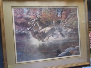 lot 228 image: Whitetails Print