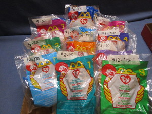lot 240 image: McDonalds Ty Beanies & 101 Dalmatian toys
