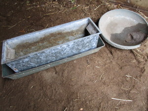lot 242 image: Box Planter, Birdbath Basin