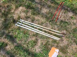 Lot of (4) Long Stakes