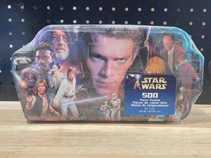 lot 9 image: Star Wars 500 Piece Puzzle  in Metal Tin Unopened