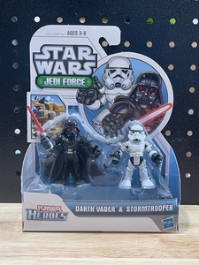 lot 14 image: Star Wars Jedi Force Darth Vadar and Stormtrooper Figures