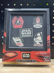 lot 23 image: Star Wars Episode I Collector Pin Set