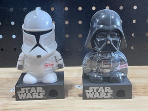 lot 24 image: Star Wars Darth Vadar and Stormtrooper Candy Dispensers