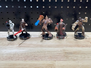 lot 37 image: Star Wars Attacktix Action Figures