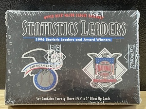 1996 Upper Deck Statistic Leaders Baseball Card Set