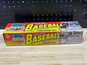 1991 Topps Complete Baseball Card Set