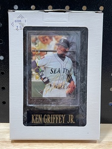 Ken Griffey Jr. Baseball Card on a Wall Plaque