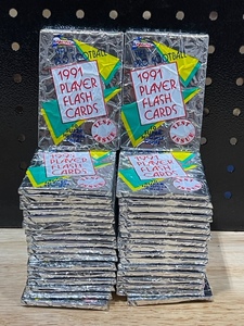 1991 Pacific Football NFL Player Flash Cards Packs Unopened