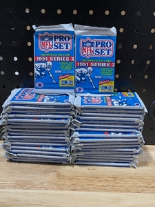 1991 Football Pro Set NFL Trading Cards 36 Unopened Packs
