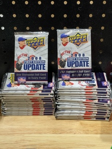2008 Upper Deck First Edition Update Baseball Card Packs 30 Unopened Packs