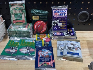 Unopened Packs of NFL Football Cards 91-92