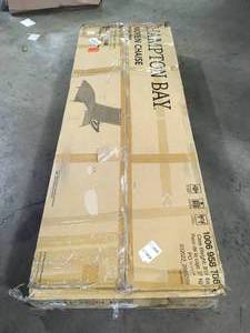 Brown Wicker Adjustable Outdoor Chaise Lounge  Customer Returns See Picture