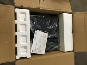 Architectural Mailboxes Oasis Black, Extra Large, Steel, Locking, Post Mount or Column Mount Mailbox with Outgoing Mail Indicator   Customer Returns See Pictures