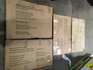 Lot of assorted Husky Gear Cabinets customer returns review pictures