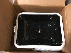 Black ceramic sink customer returns review pictures