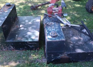 2 DIESEL FUEL TANKS  FUEL TRANSFER PUMP