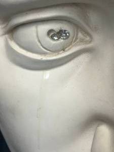 MICHELANGELO DAVID 1980s Large Casted Molded Face