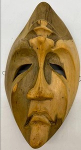 Vintage Thespian Drama Mask Comedy & Tragedy Faces Wall Mask