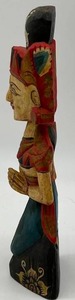Kneeling Bali Woman Buddist Hand Carved Sculpture