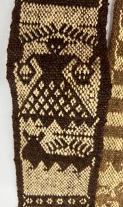 Vintage Bolivian Double Sided Belt Chumpi Andean Weaving