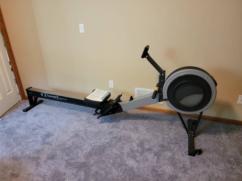 Model D Concept II Erg indoor Rower Nantucket Interior Woodbury