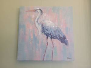 lot 31 image: Misty Heron Decor Art