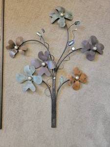 lot 66 image: Playful Metal Wall Art