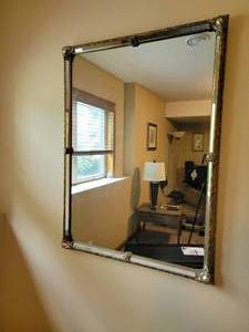 lot 15 image: Antique Art Deco Mirror