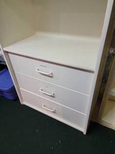 lot 143 image: Rugged White Storage Bookcase