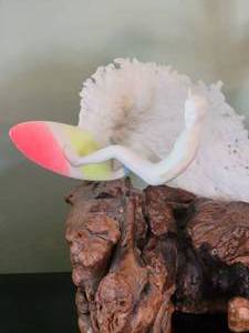 lot 95 image: Vibrant Fine Art Ceramic Sculptures by John Perry - Waverunner and Tucan