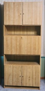lot 50 image: Sleek Modern Office Cabinet Storage