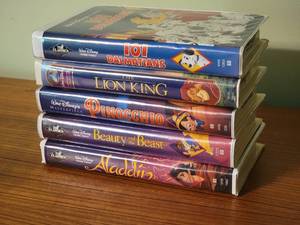 lot 163 image: Disney Vault VHS Collection (5)