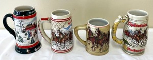 lot 41 image: Four Fine Busweiser Steins